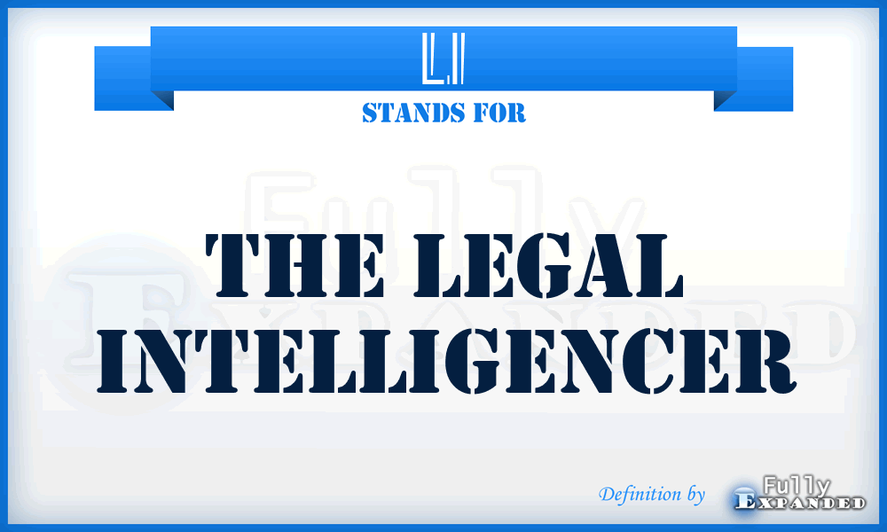 LI - The Legal Intelligencer