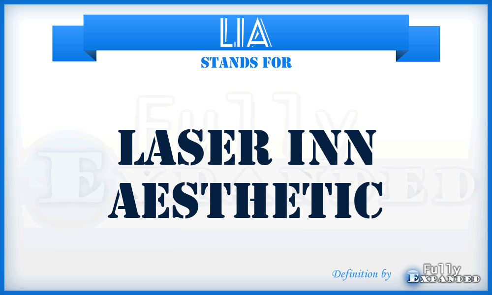 LIA - Laser Inn Aesthetic