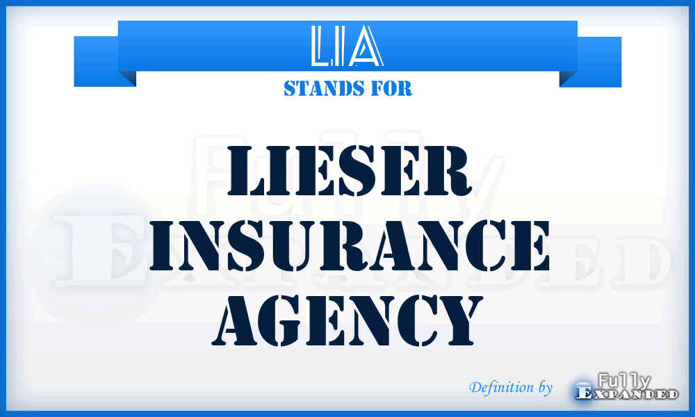 LIA - Lieser Insurance Agency