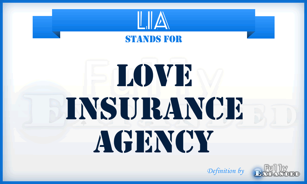 LIA - Love Insurance Agency