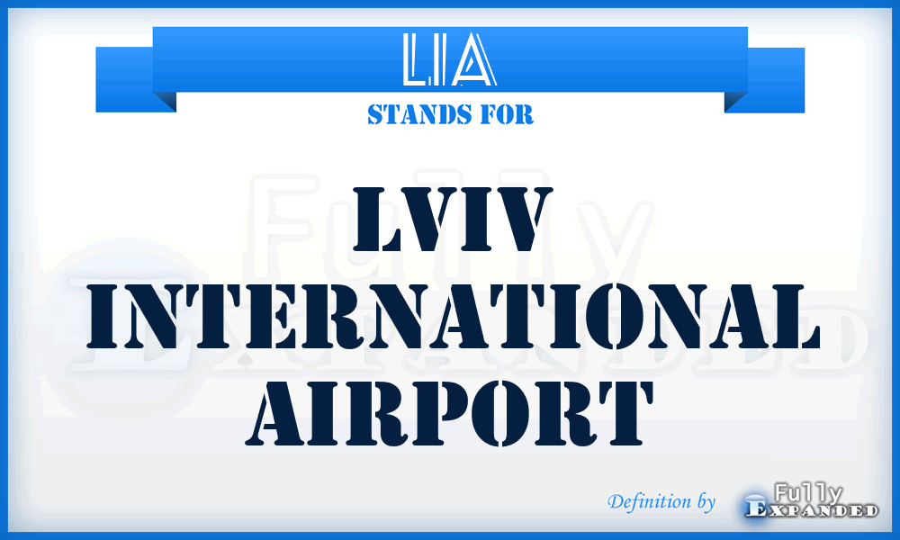 LIA - Lviv International Airport