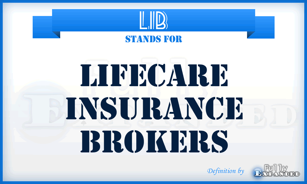 LIB - Lifecare Insurance Brokers