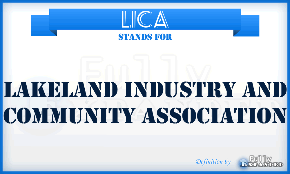 LICA - Lakeland Industry and Community Association