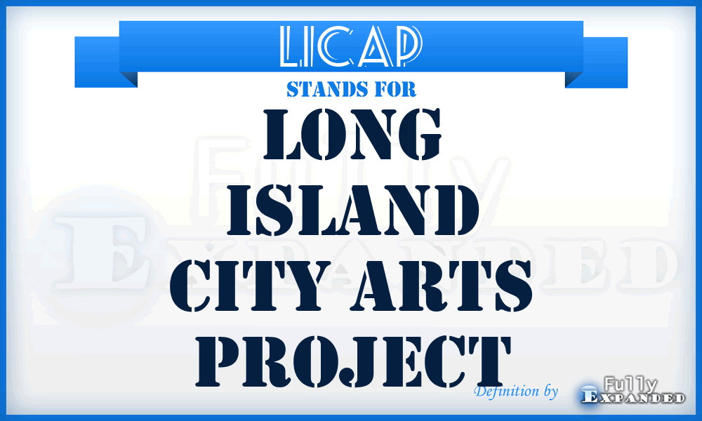LICAP - Long Island City Arts Project