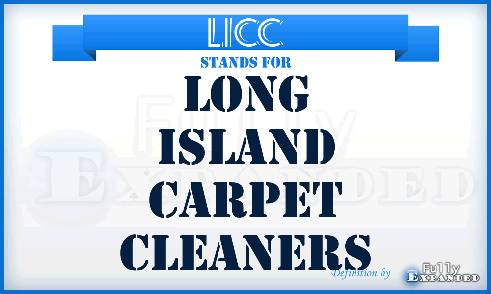 LICC - Long Island Carpet Cleaners