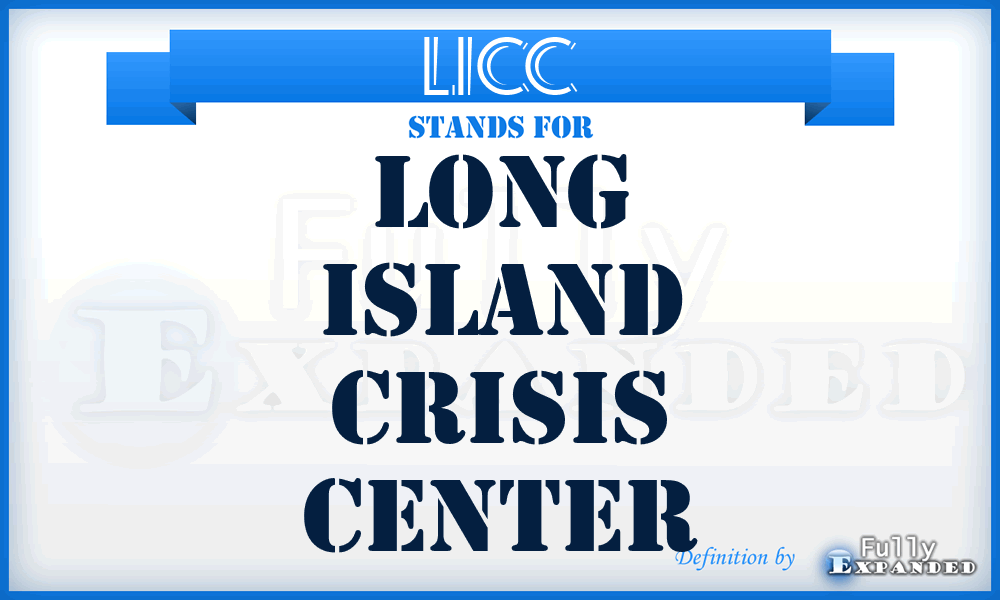 LICC - Long Island Crisis Center