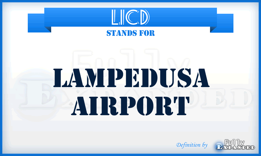 LICD - Lampedusa airport