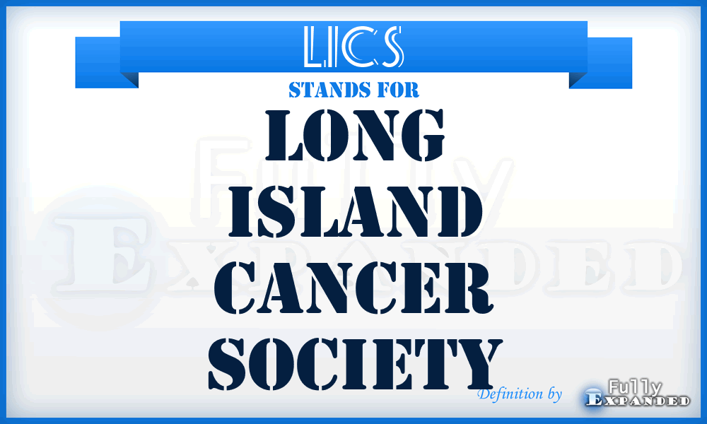 LICS - Long Island Cancer Society