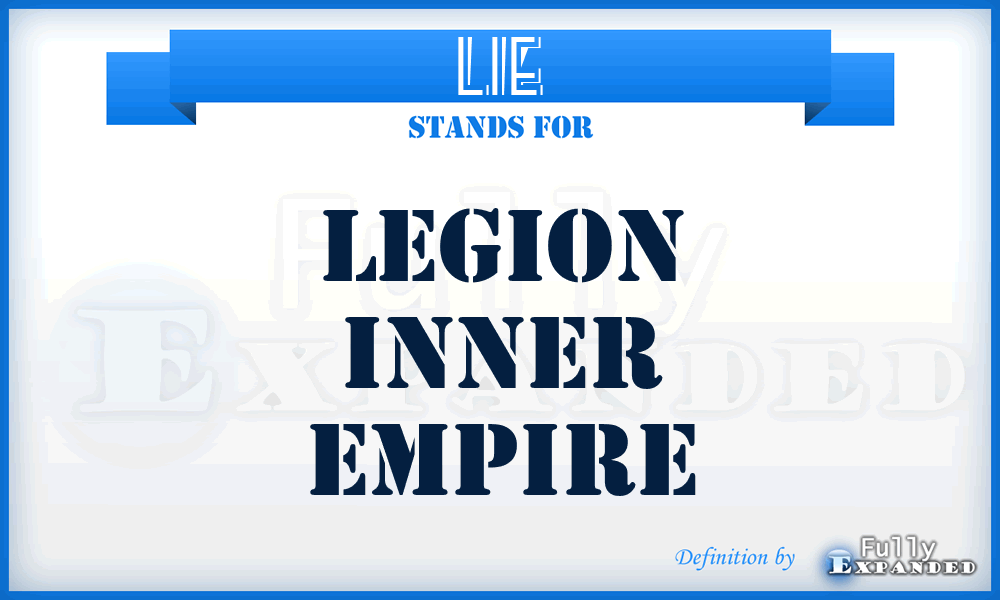 LIE - Legion Inner Empire