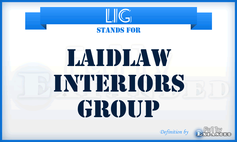 LIG - Laidlaw Interiors Group