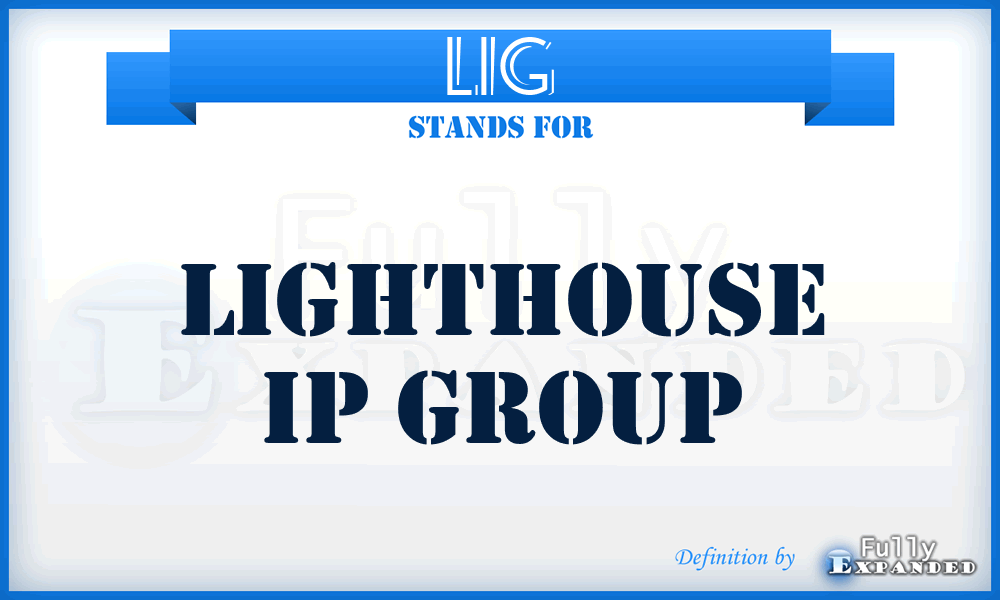 LIG - Lighthouse Ip Group