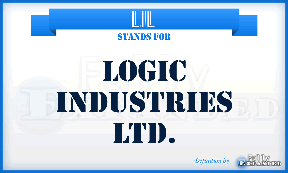 LIL - Logic Industries Ltd.