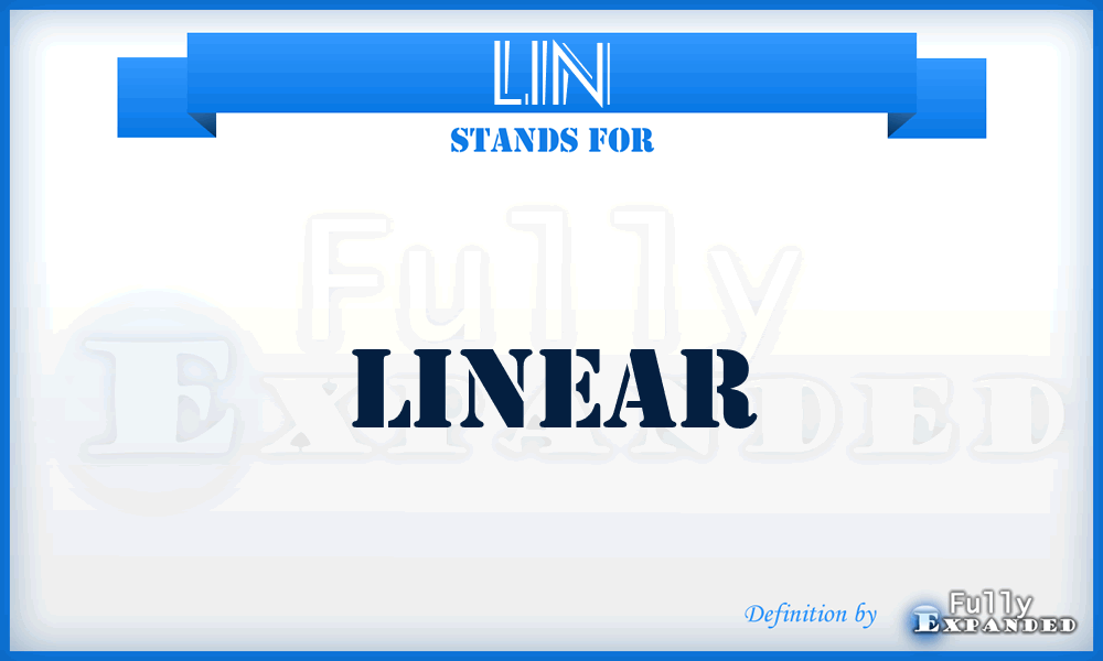 LIN - Linear