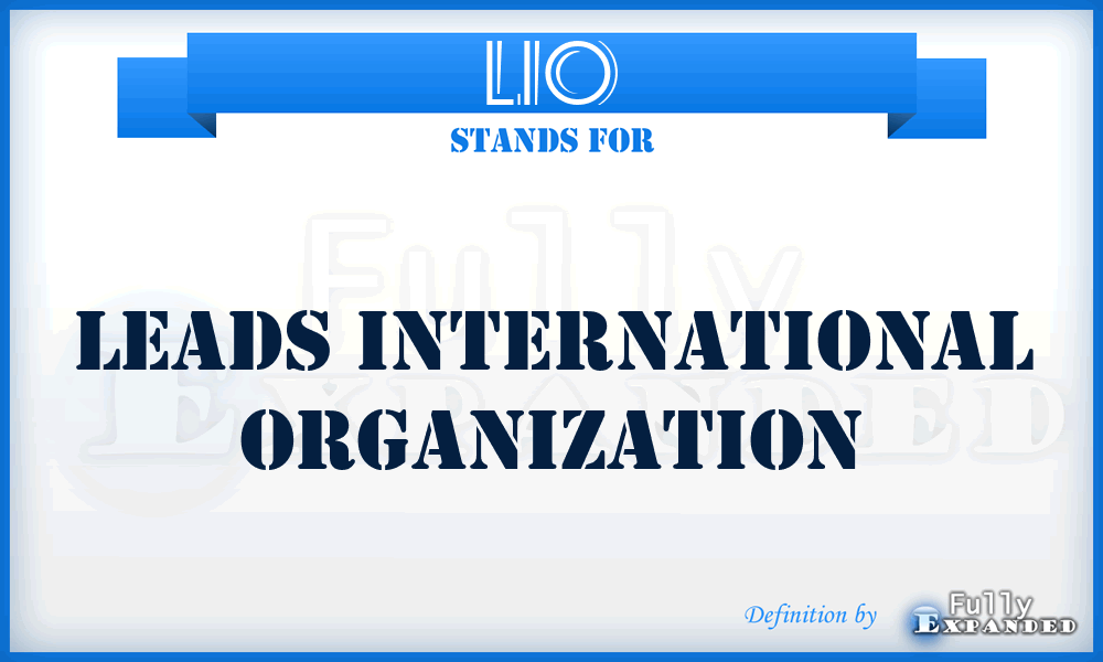 LIO - Leads International Organization