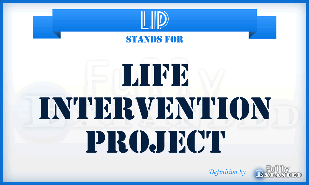 LIP - Life Intervention Project
