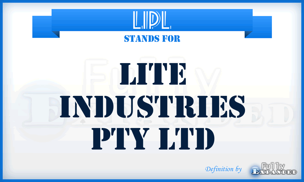 LIPL - Lite Industries Pty Ltd