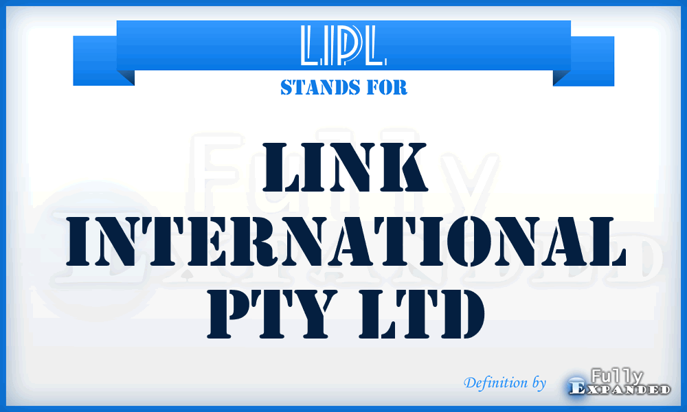 LIPL - Link International Pty Ltd