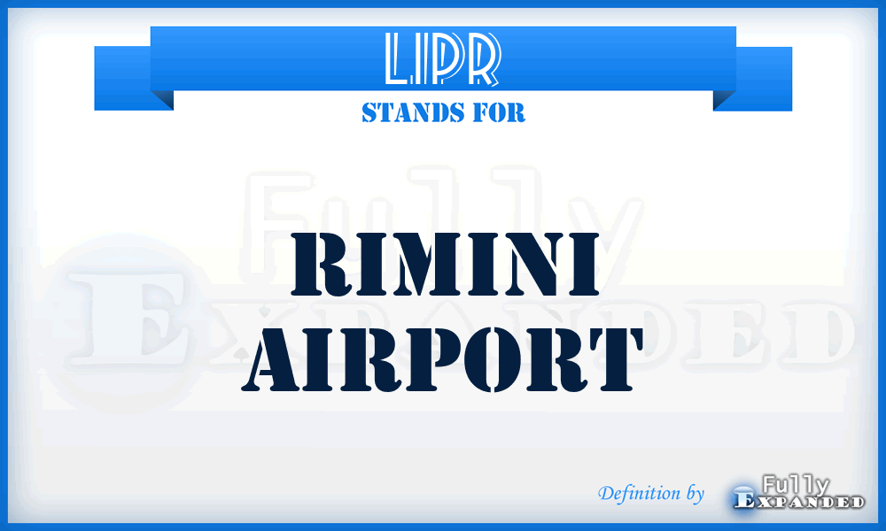 LIPR - Rimini airport