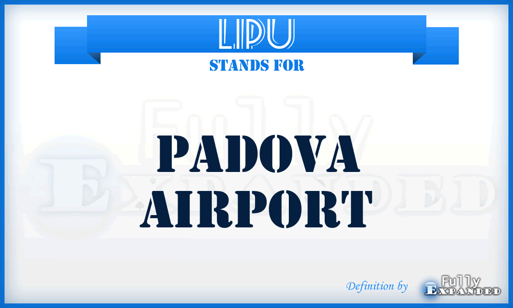 LIPU - Padova airport