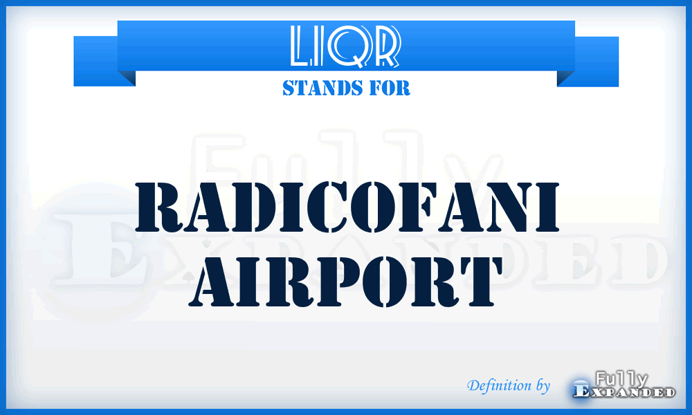 LIQR - Radicofani airport