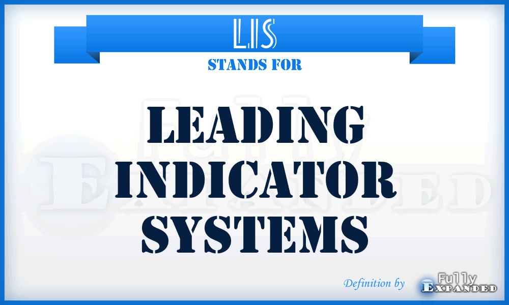 LIS - Leading Indicator Systems