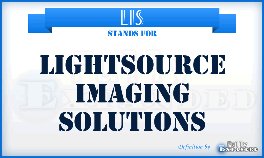 LIS - Lightsource Imaging Solutions