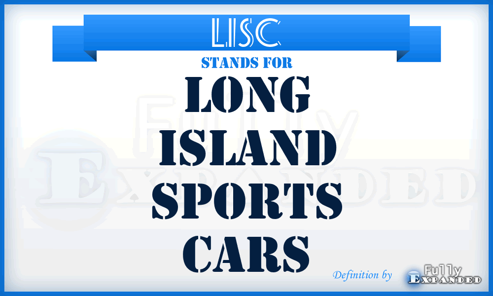 LISC - Long Island Sports Cars