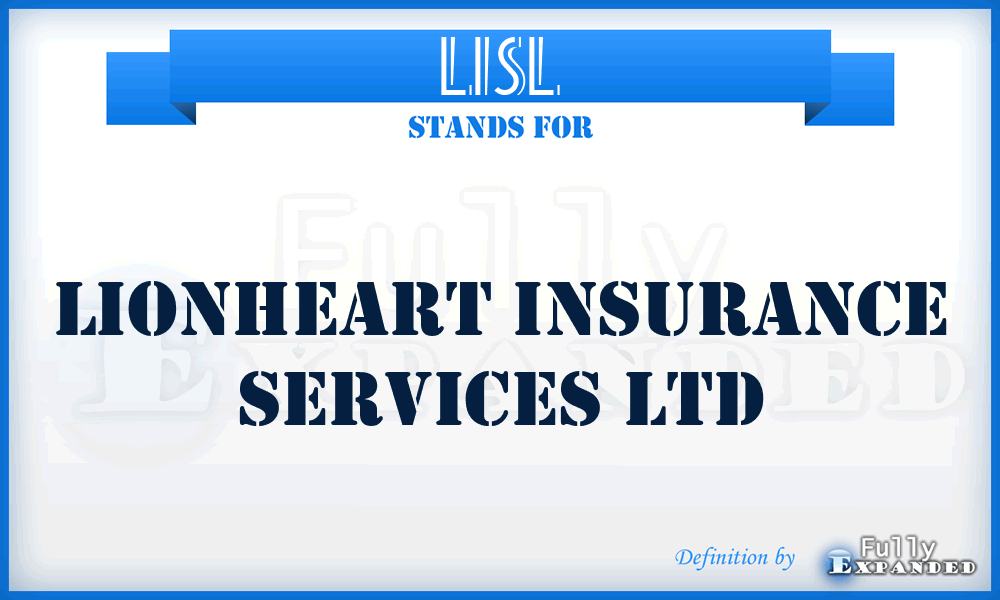 LISL - Lionheart Insurance Services Ltd