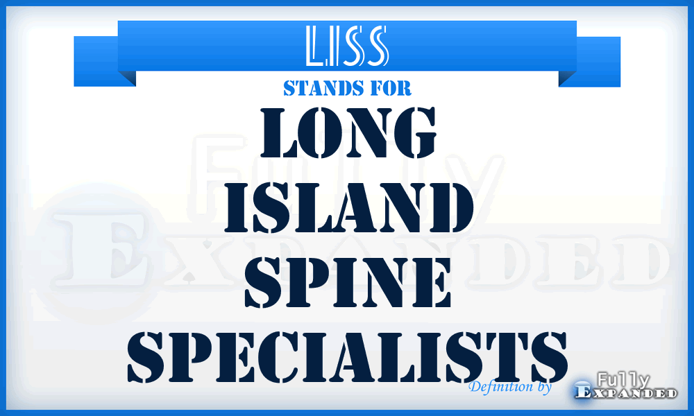 LISS - Long Island Spine Specialists