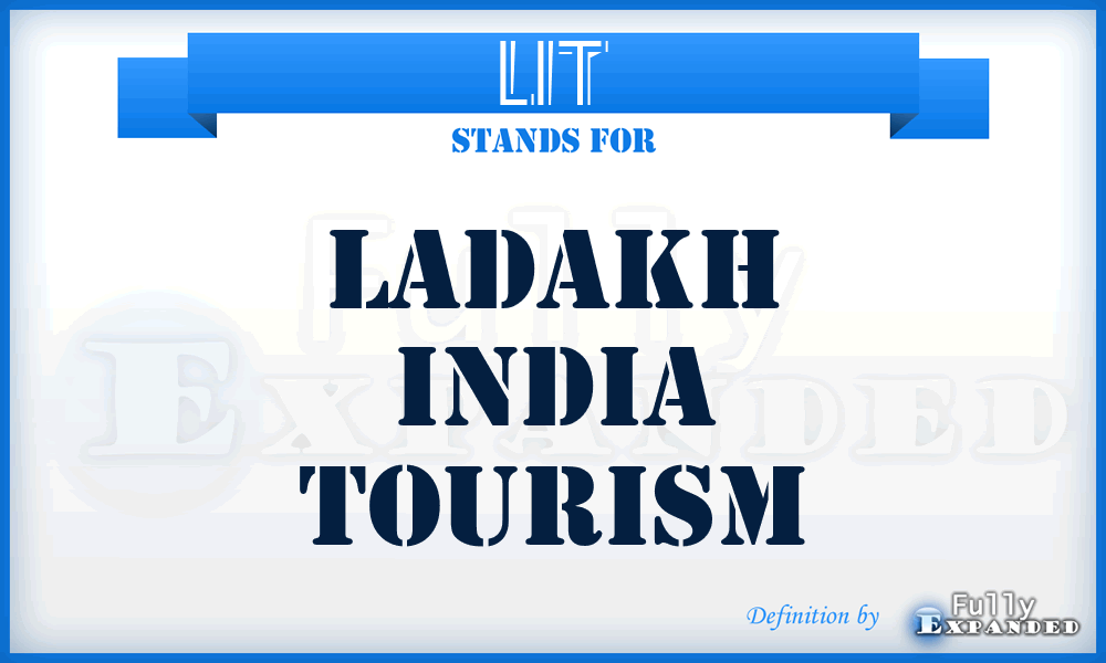 LIT - Ladakh India Tourism