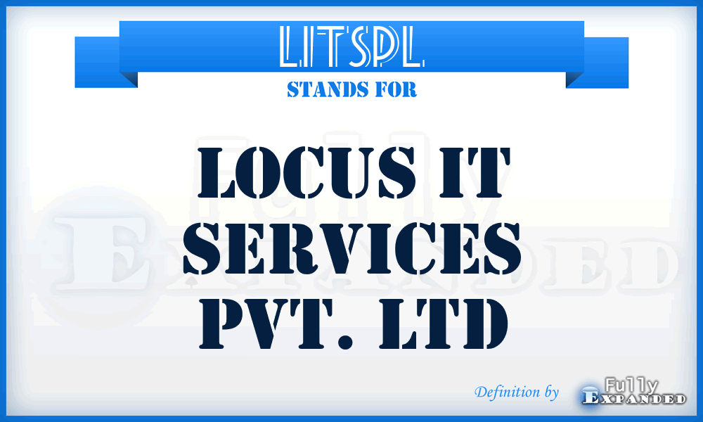 LITSPL - Locus IT Services Pvt. Ltd