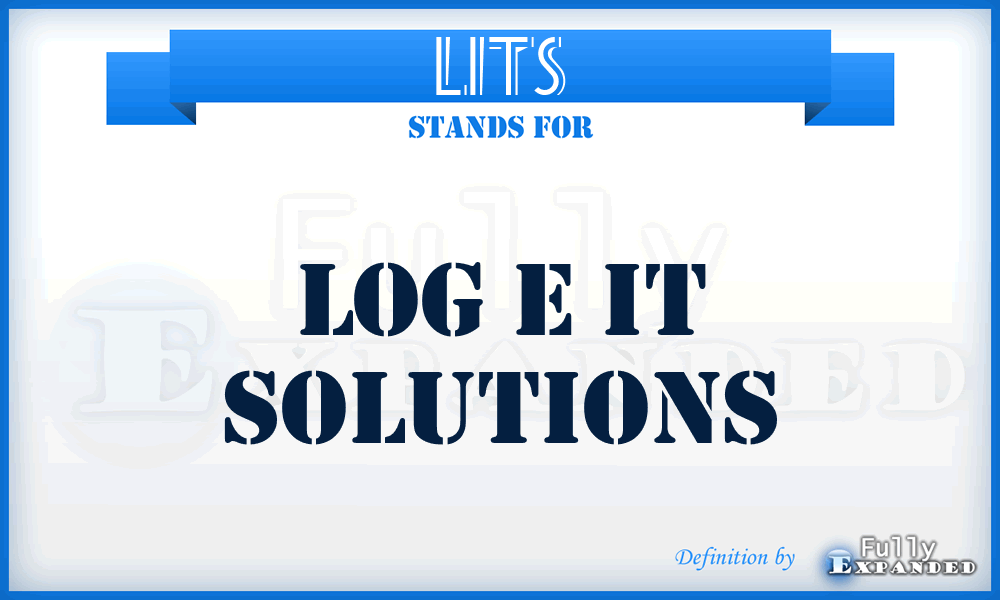 LITS - Log e IT Solutions