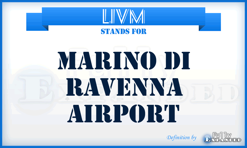 LIVM - Marino Di Ravenna airport
