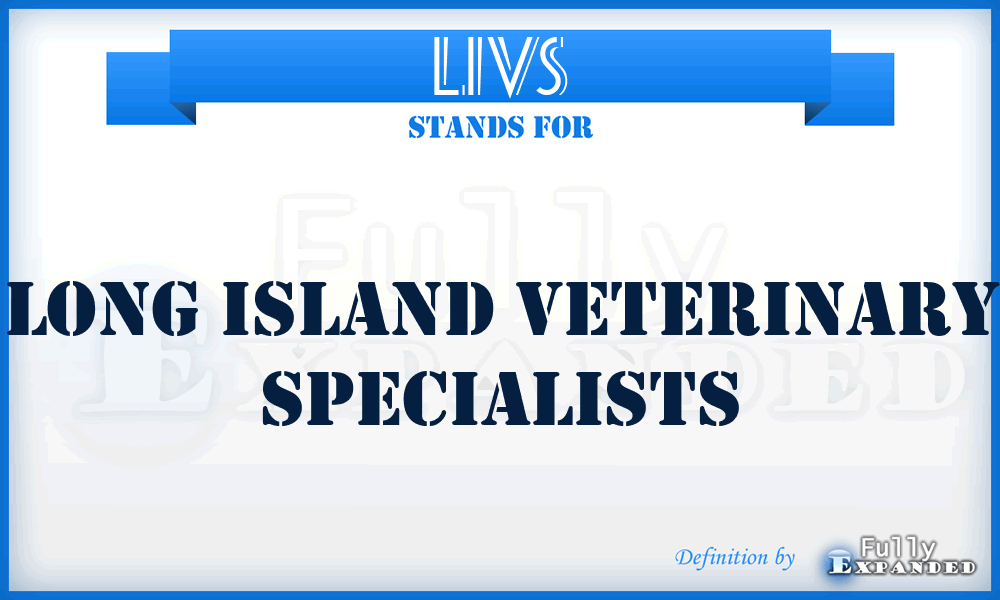 LIVS - Long Island Veterinary Specialists