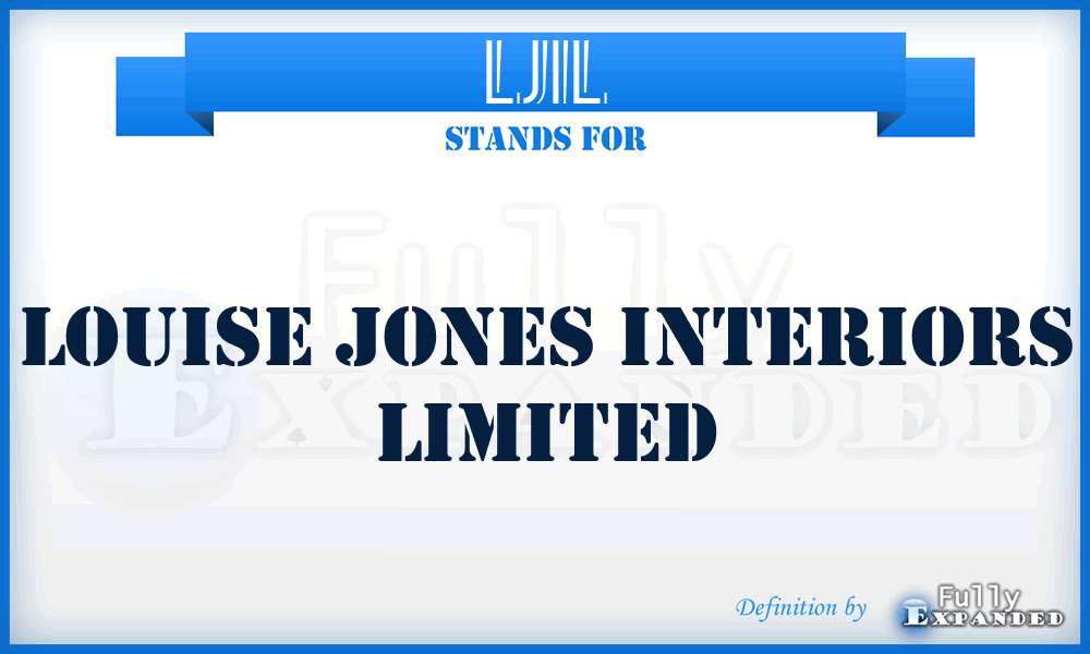 LJIL - Louise Jones Interiors Limited