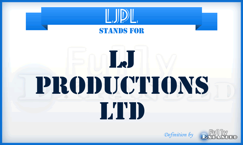 LJPL - LJ Productions Ltd