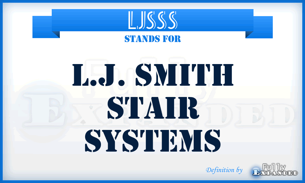LJSSS - L.J. Smith Stair Systems