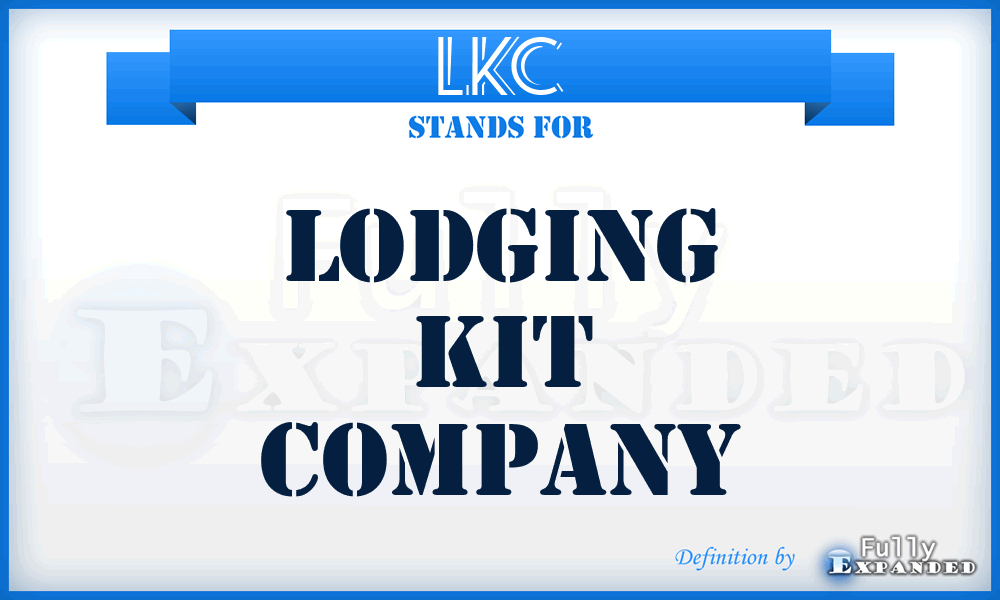 LKC - Lodging Kit Company