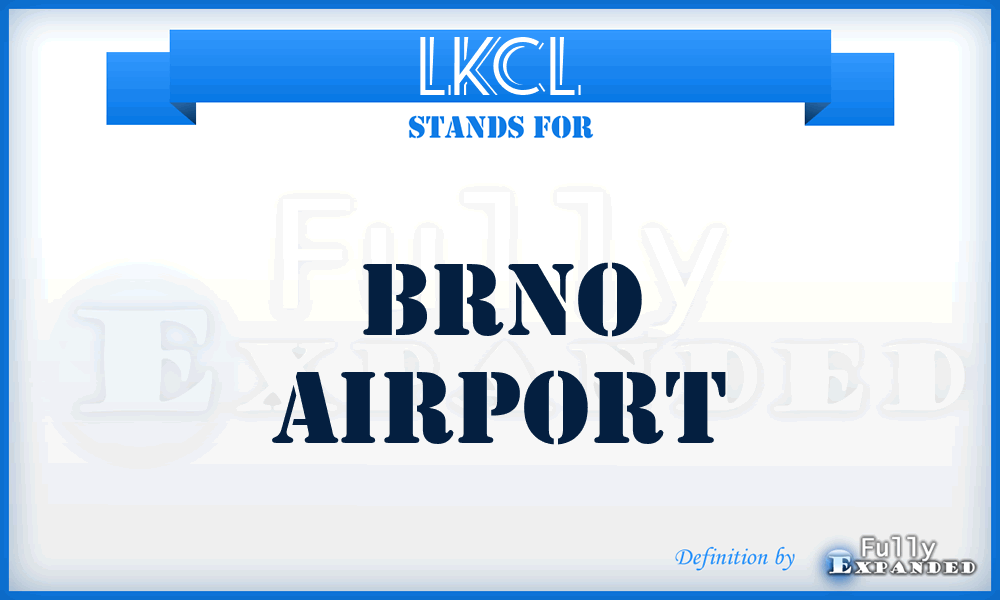 LKCL - Brno airport