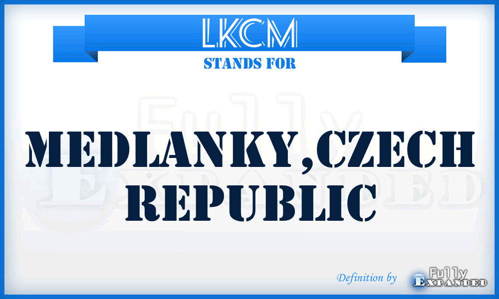 LKCM - Medlanky,Czech Republic