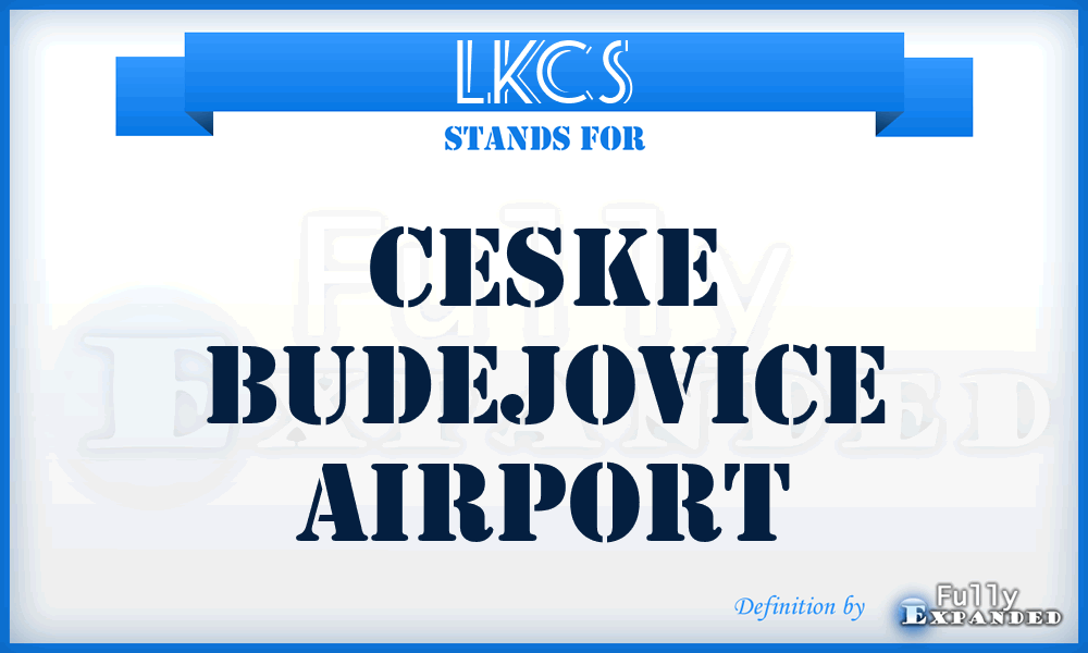 LKCS - Ceske Budejovice airport