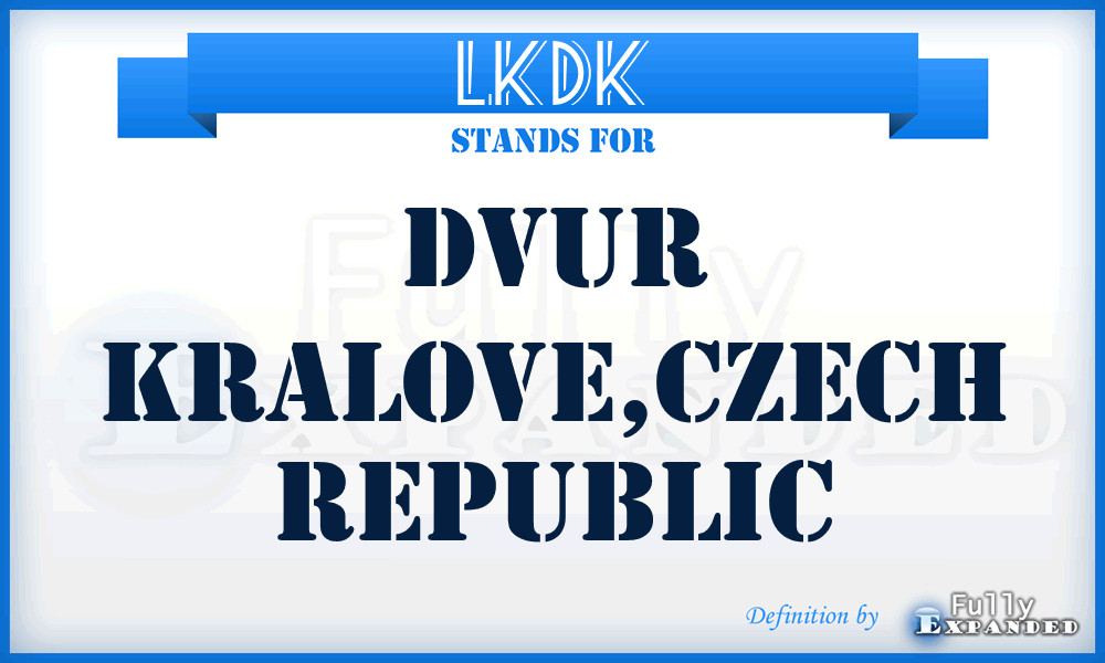 LKDK - Dvur Kralove,Czech Republic