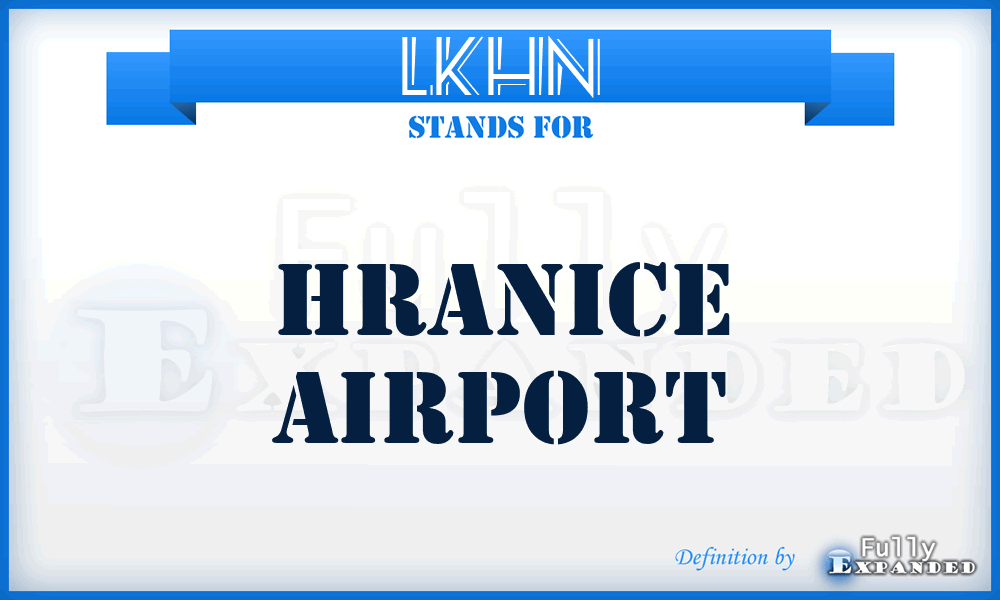 LKHN - Hranice airport