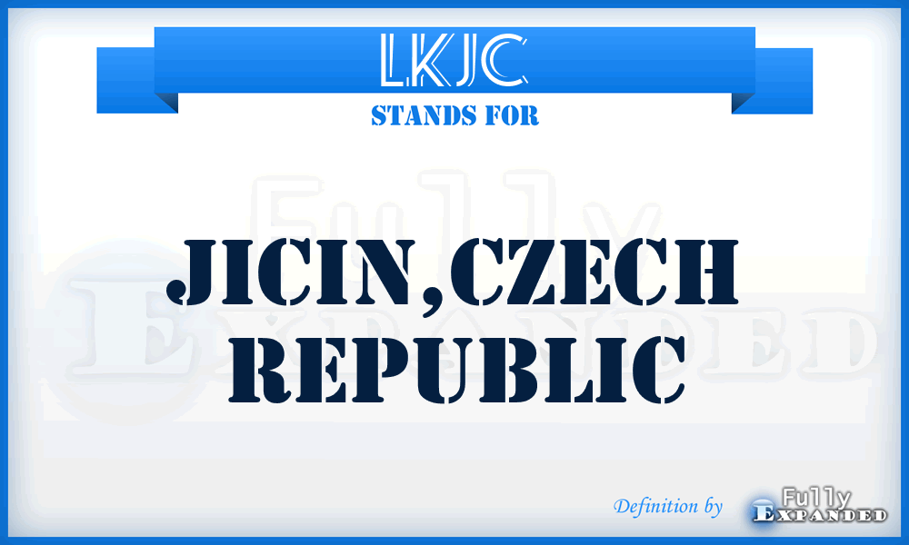 LKJC - Jicin,Czech Republic