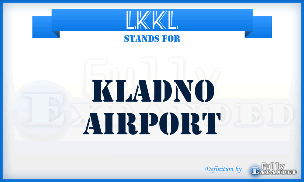LKKL - Kladno airport