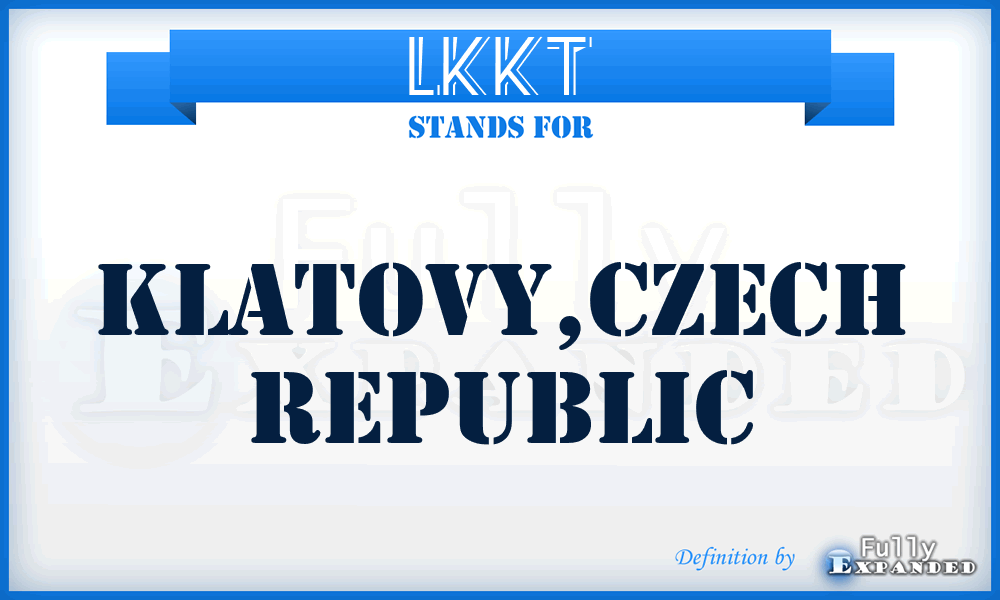 LKKT - Klatovy,Czech Republic