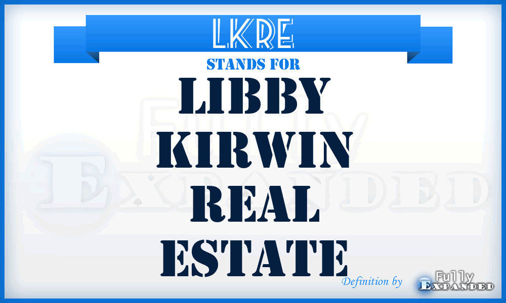 LKRE - Libby Kirwin Real Estate