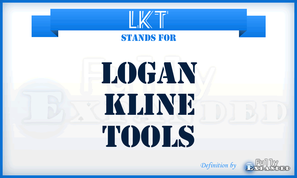 LKT - Logan Kline Tools