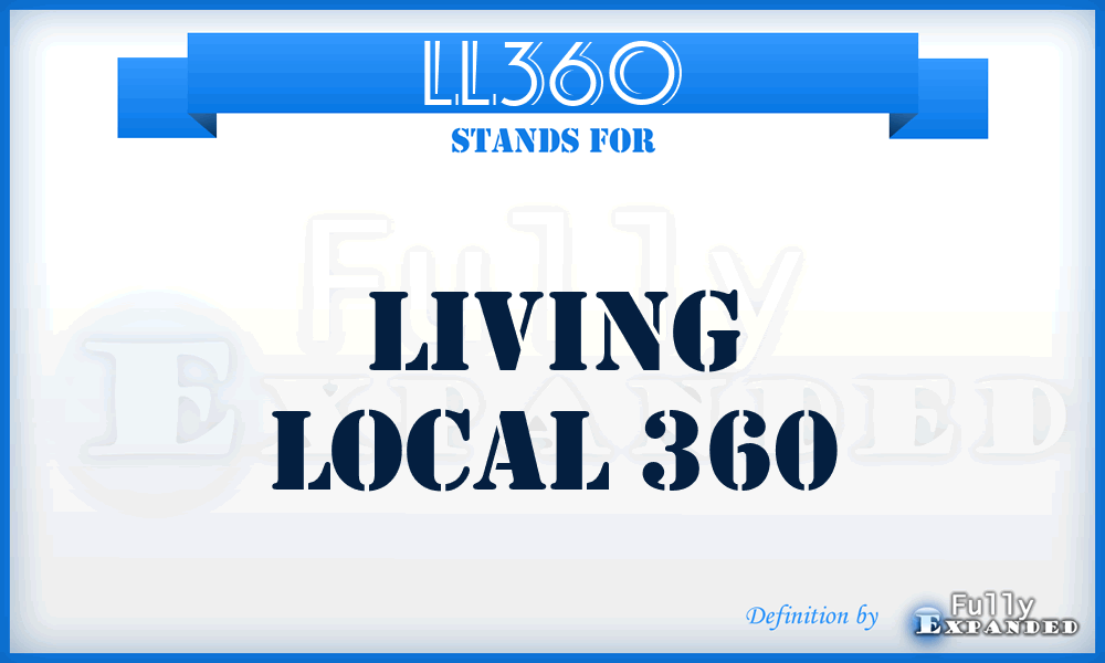 LL360 - Living Local 360