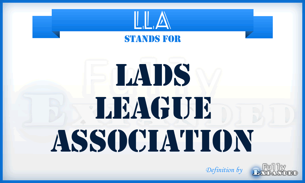 LLA - Lads League Association